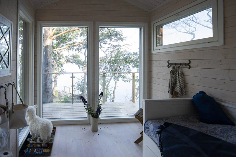 Sauna and guesthouse in Jurtö